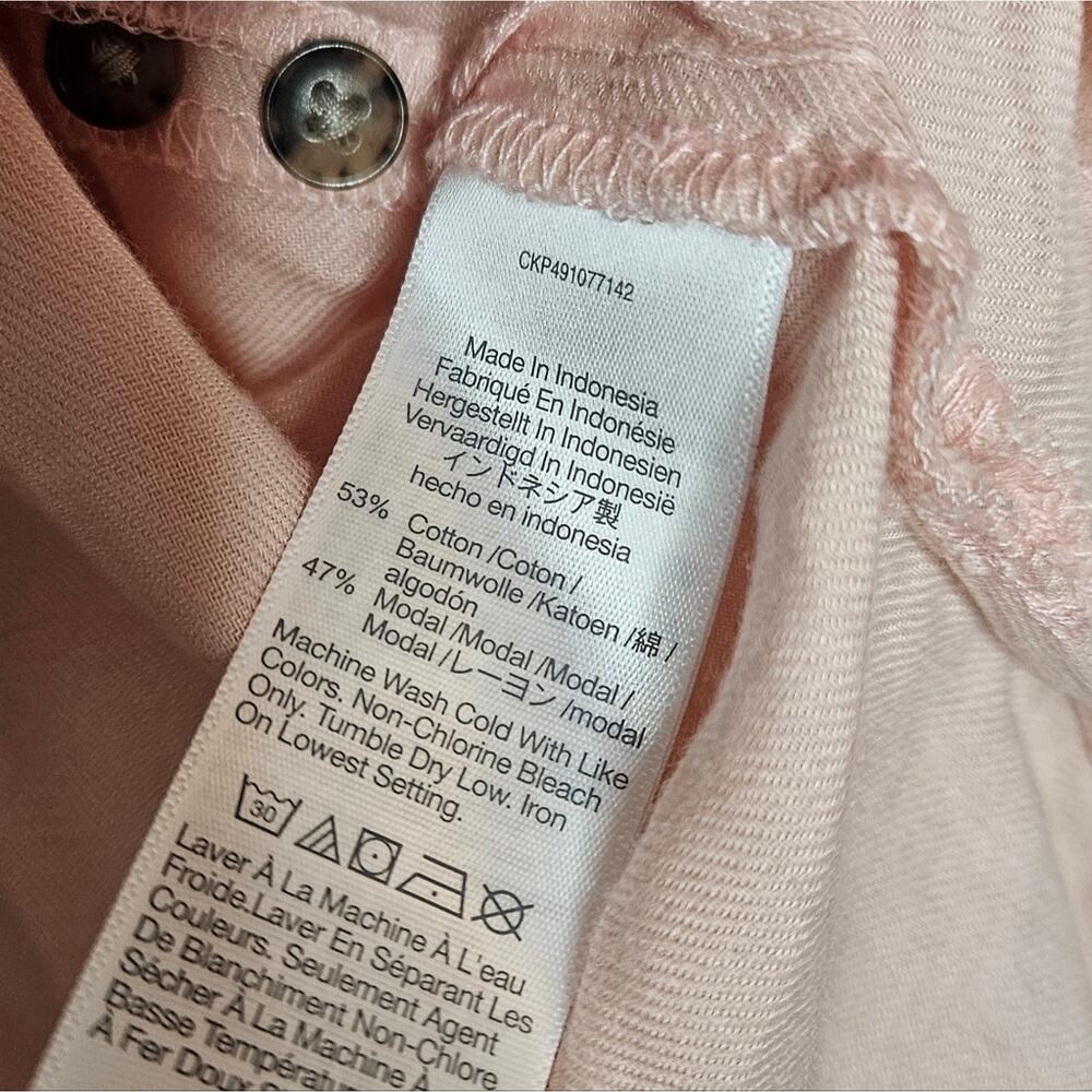 Madewell Blush Pink Collared Shirt NWT - Picture 4 of 5